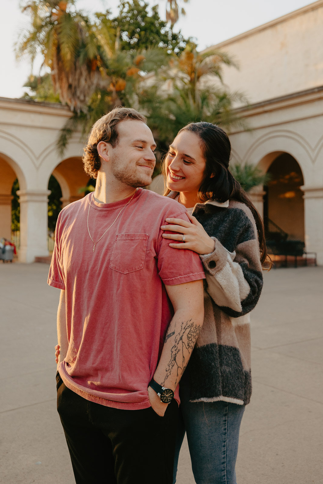 Lexx-Creative-Balboa-Park-With-Dogs-Engagement-14