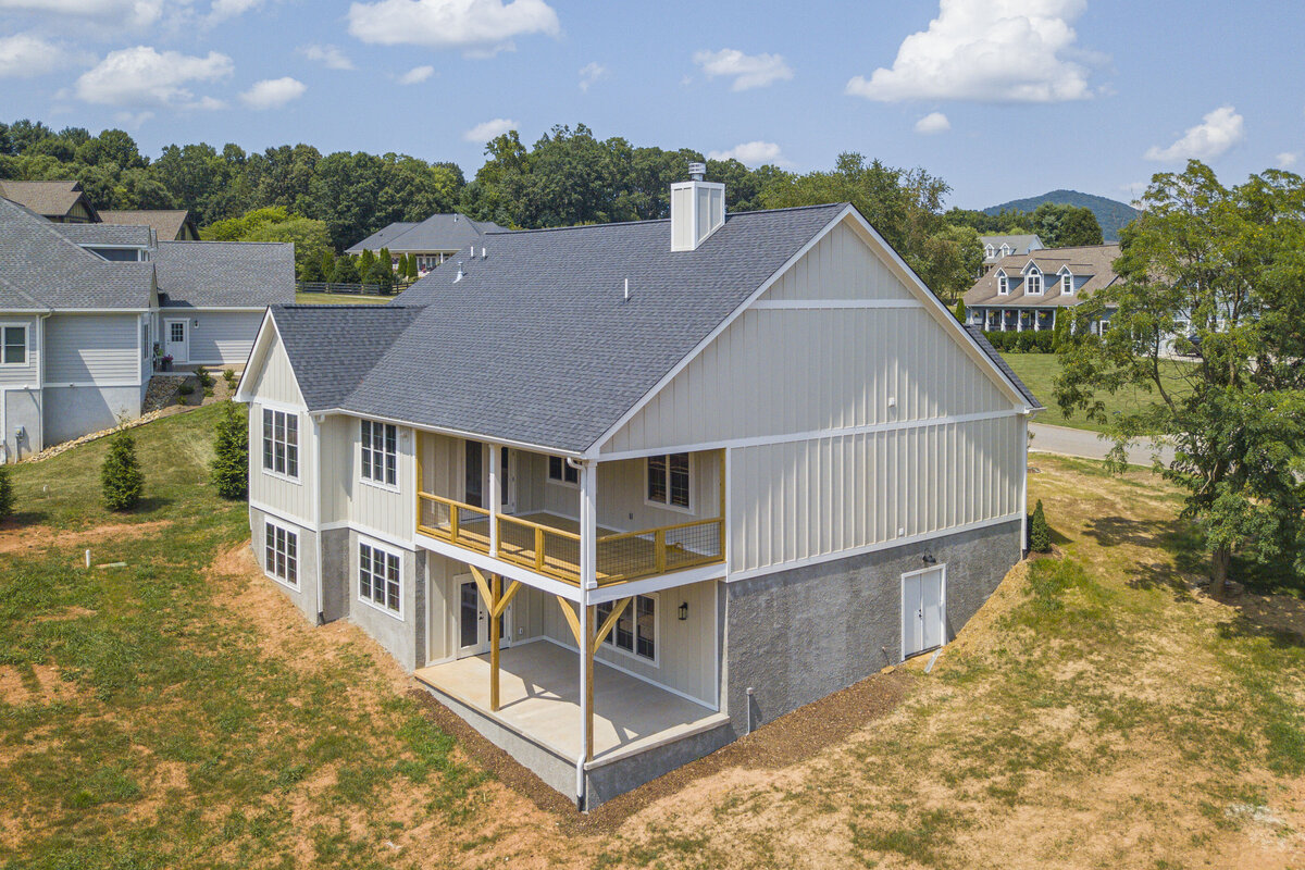 A new custom home built by Mountain Legacy Builders