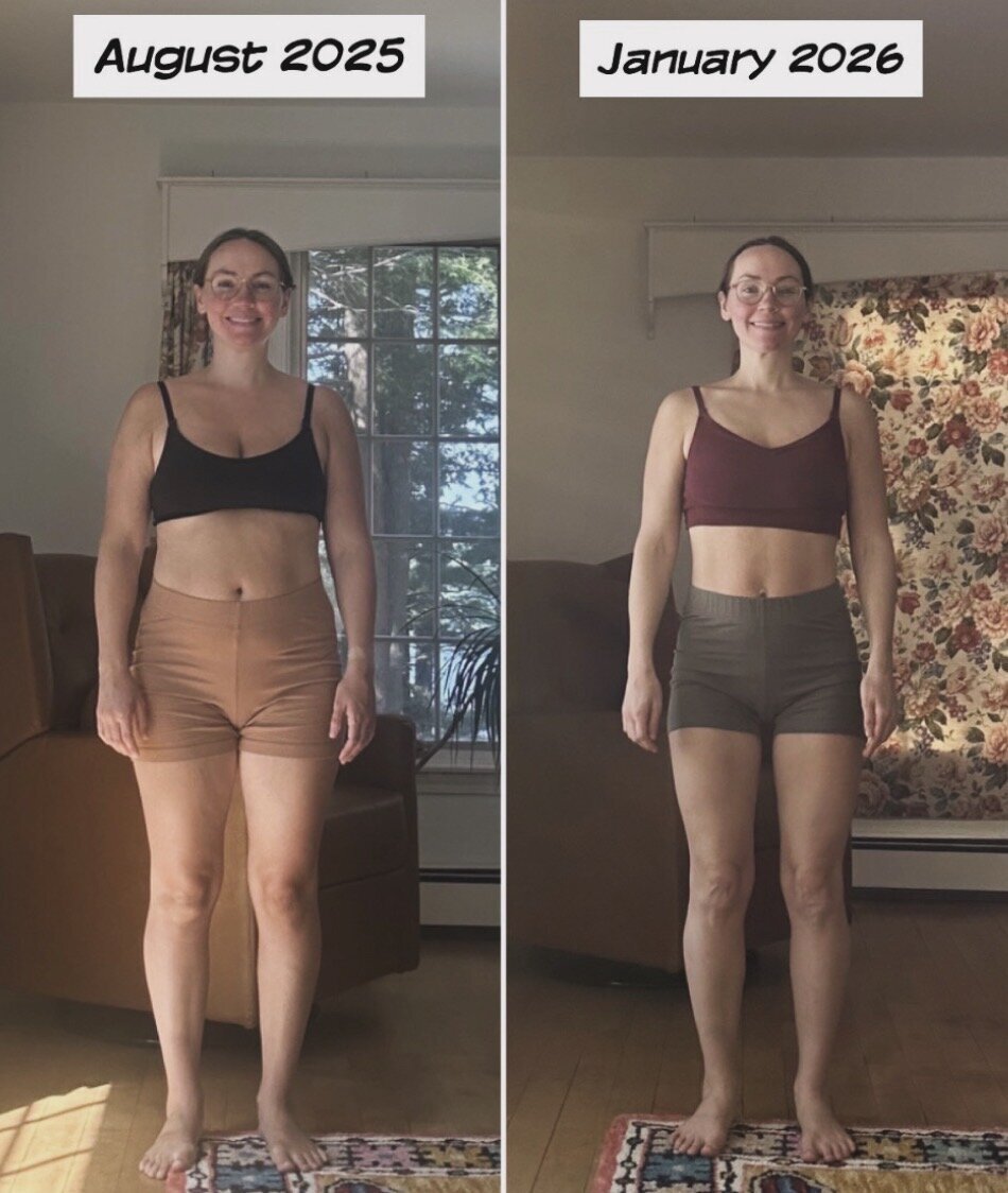 Marianna before and after, August 2025 to January 2026