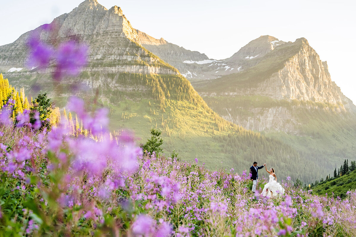 Glacier Park Elopement and Wedding Photographer