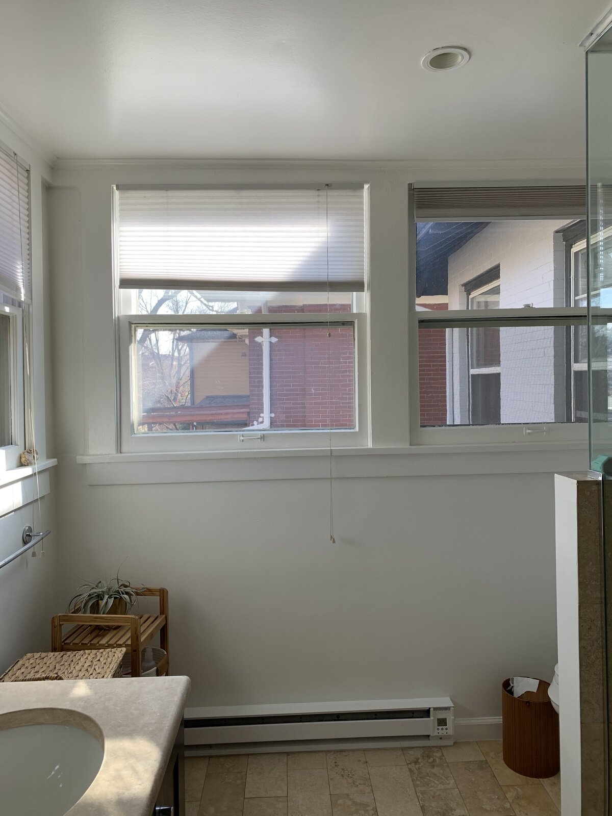 residential interior design: Lafayette primary bath before