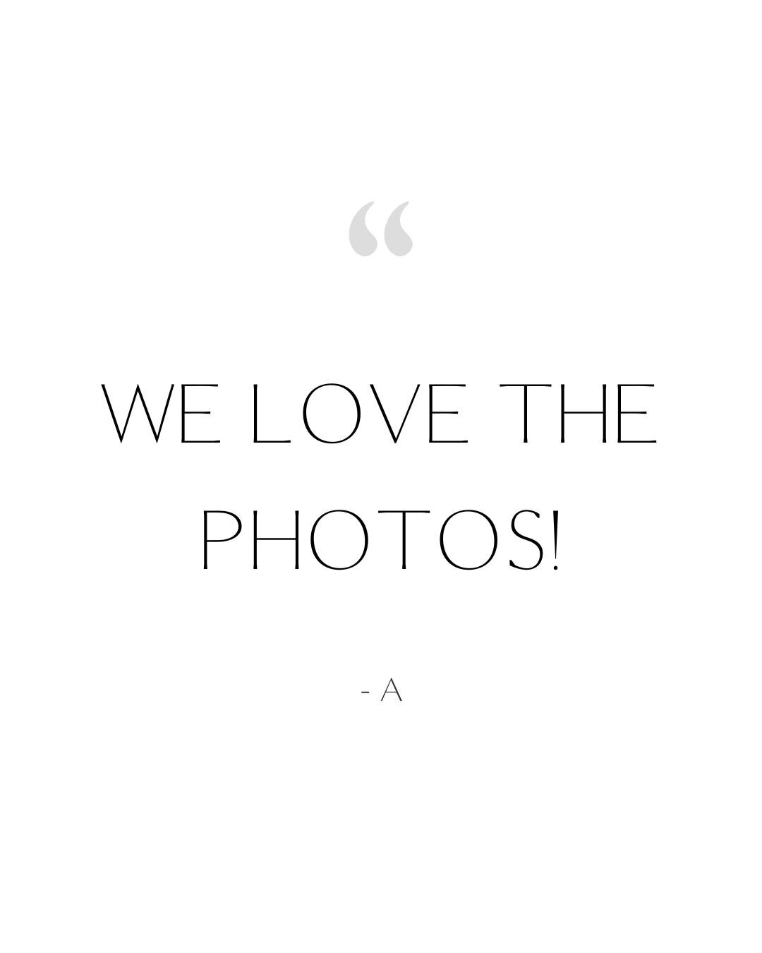 We love the photos quote by client of Lauren Bounds Colorado Springs Newborn Photographer