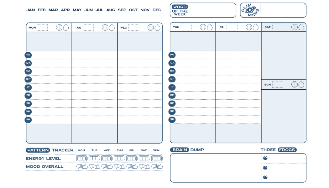 Sample Weekly Spread