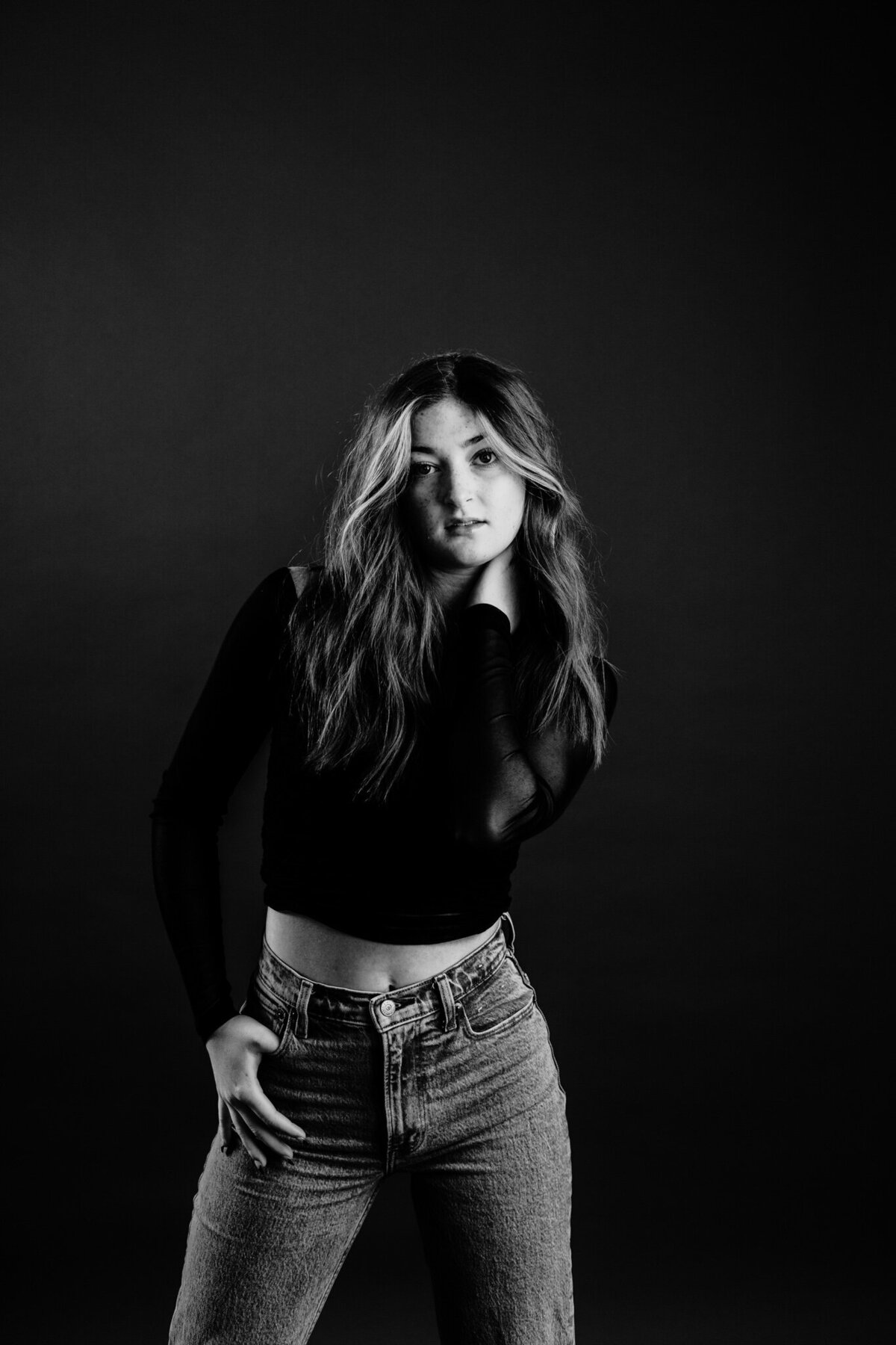 studio senior pics