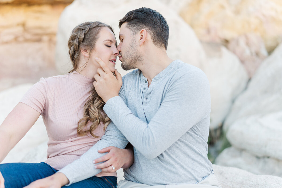 Paint Mines Interpretive Park El Paso Colorado Engagement Session Light and Airy Romantic Pictures Elena Spraguer Photography 0077