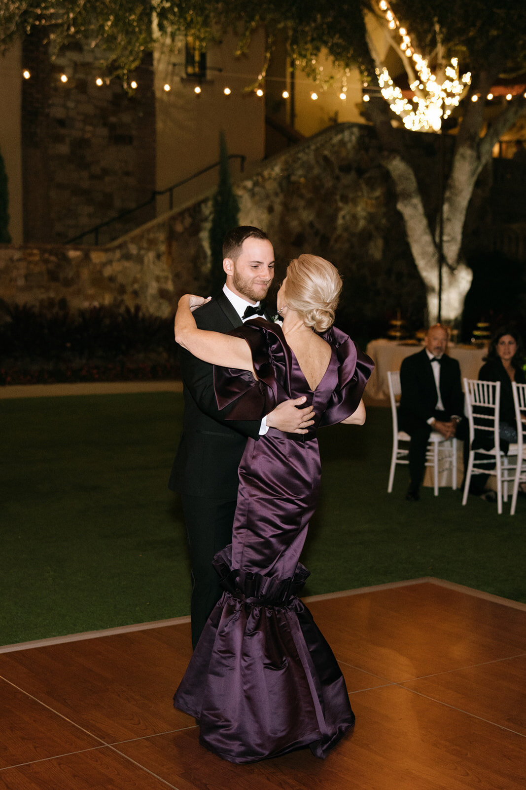 mother son dance at bella collina wedding venue​