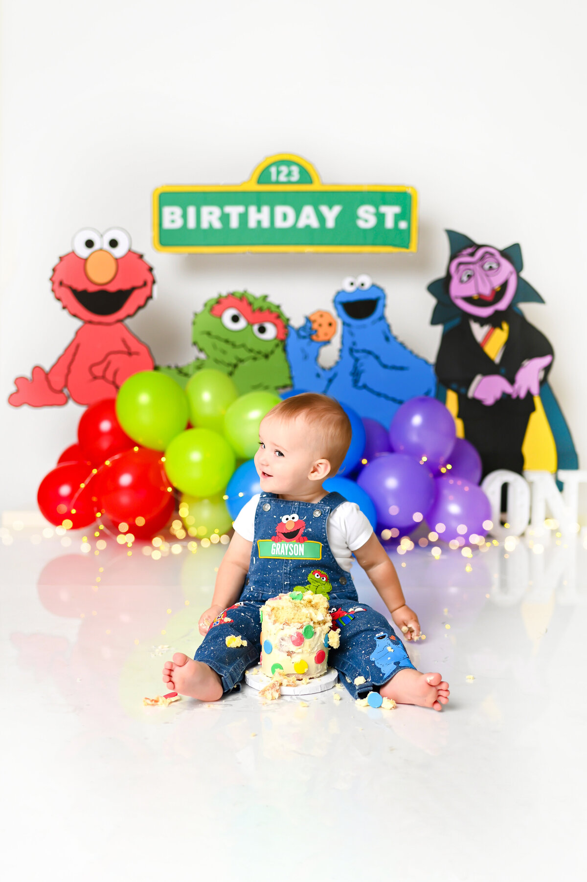Sesame Street CakeSmash1