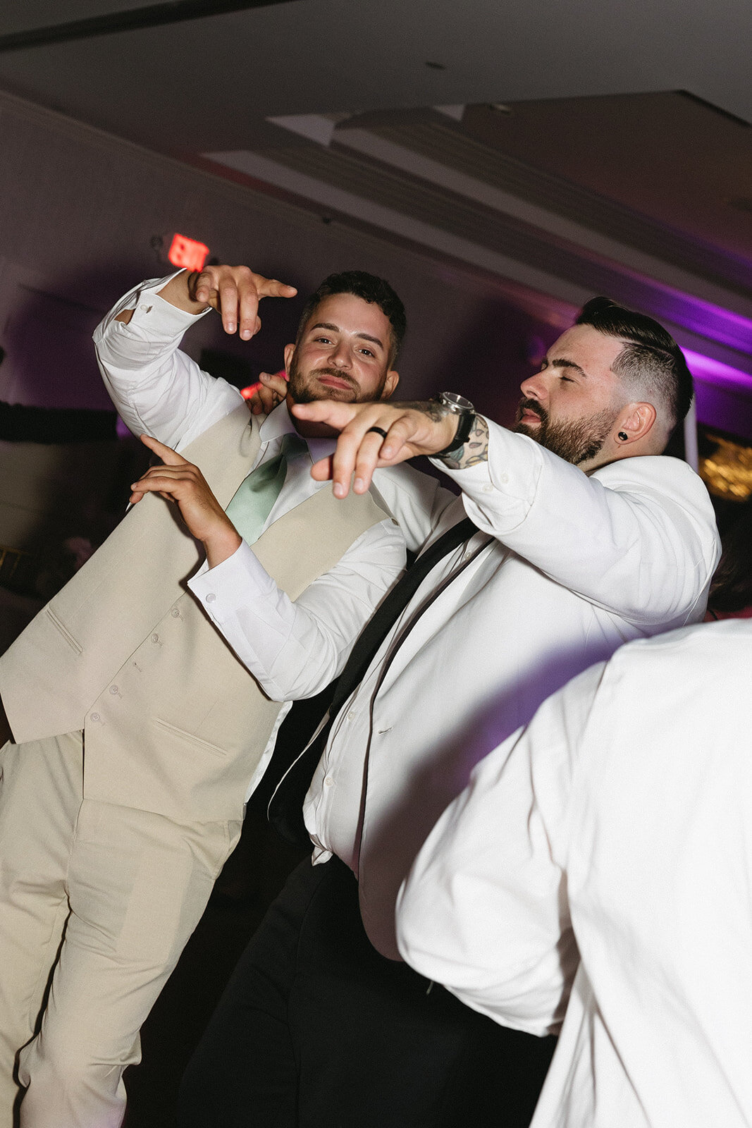 groom-and-groomsmen-on-the-dancefloor-saint-clements-castle