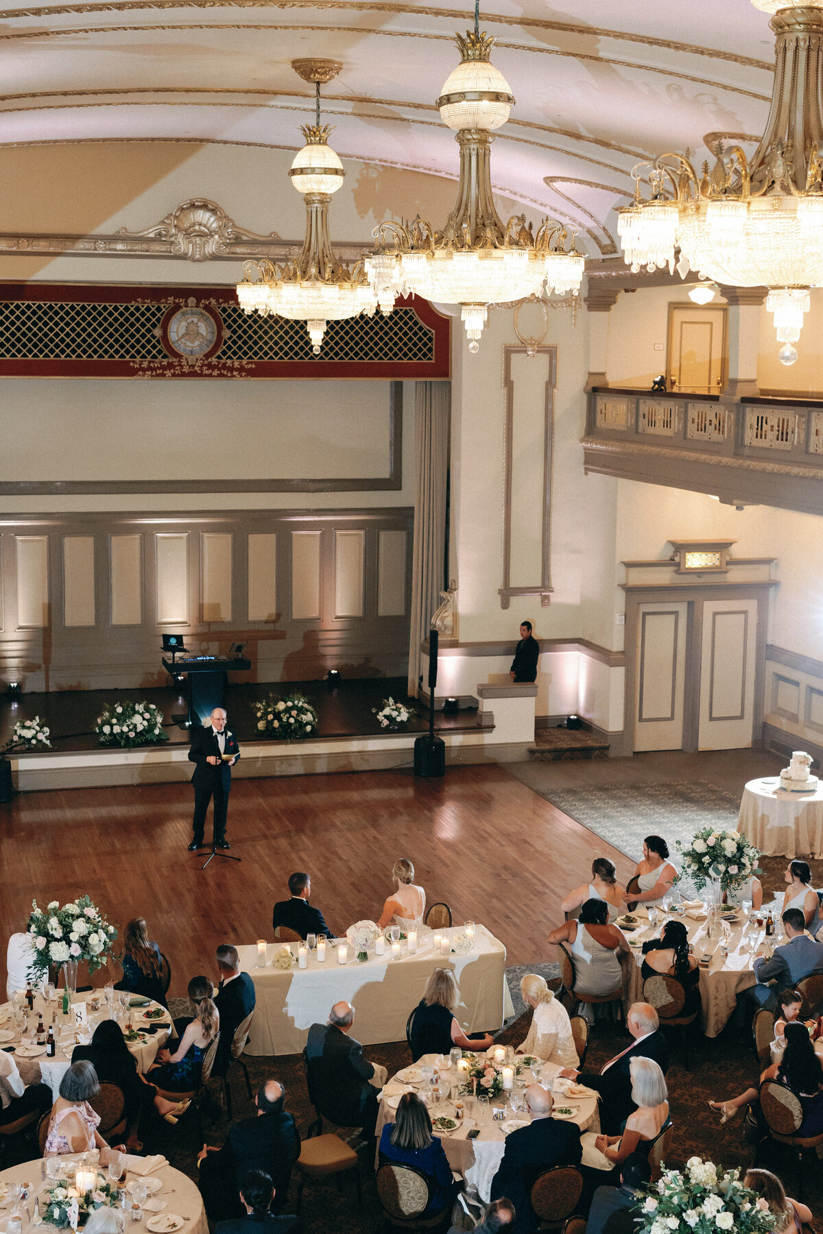 reception at the John Marshall Ballrooms