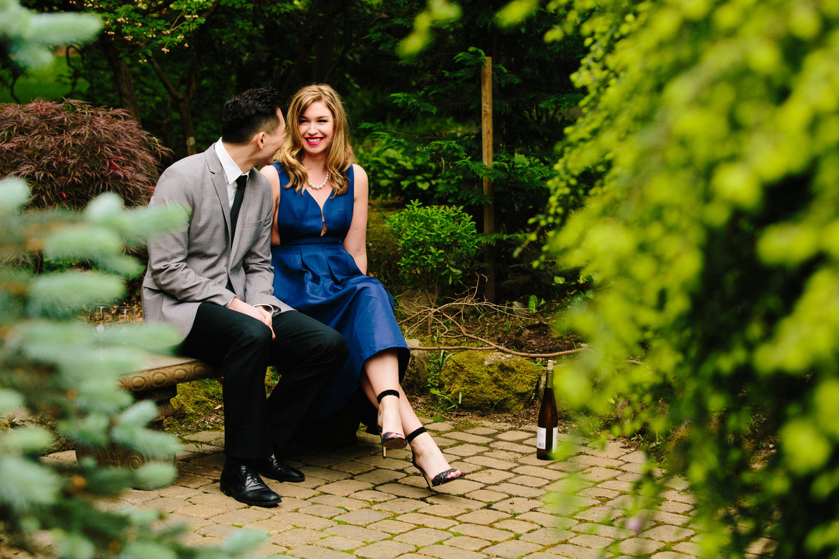 woodinville winery engagement photographer