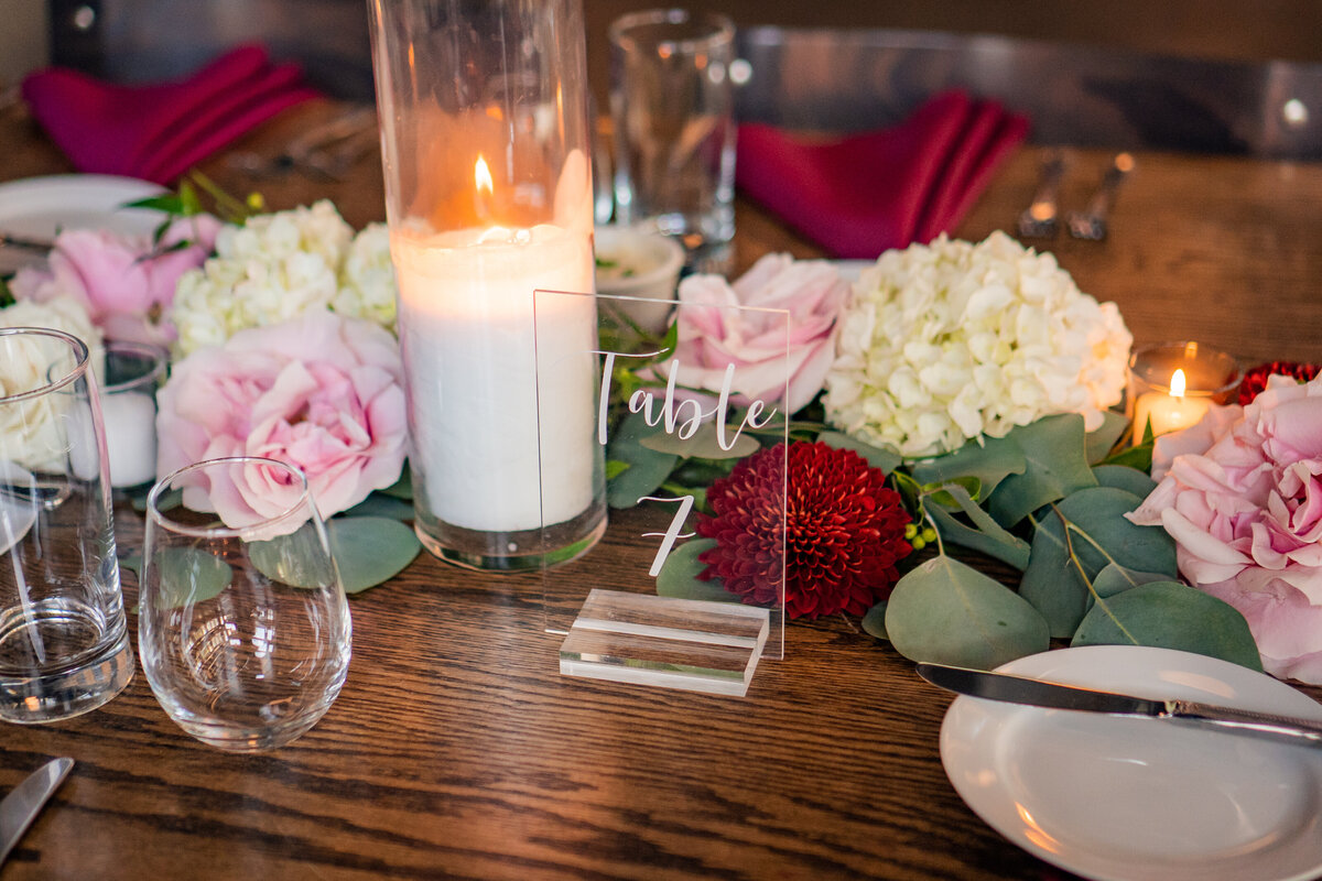 table-number-floral-centerpiece