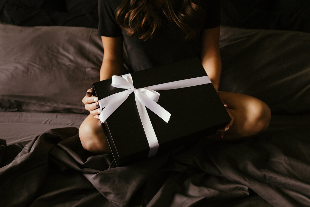 Boyfriend book box, gift, white ribbon,  premium, boys trip, sexy, boys trip, premium book box, lovers