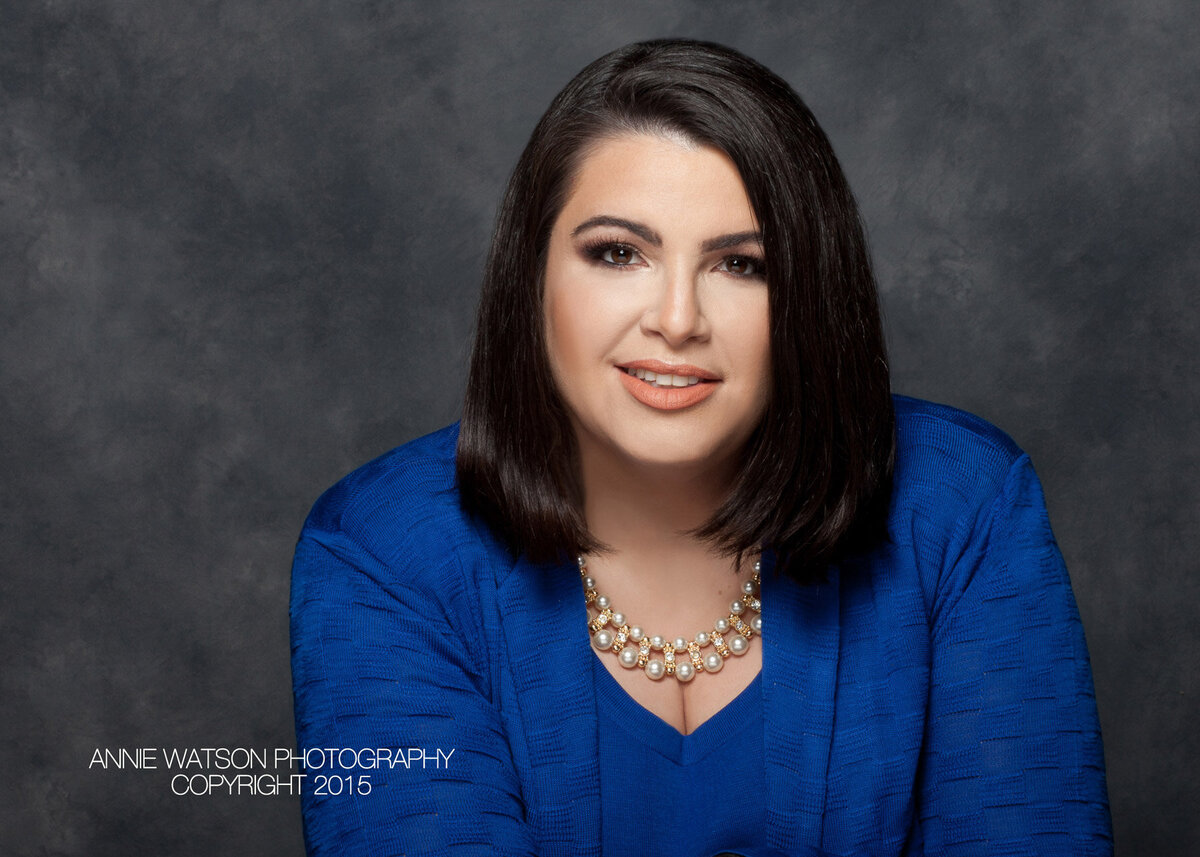 Professional headshot with soft glam makeup – styled by Lyds Makeup in Fairfield County.