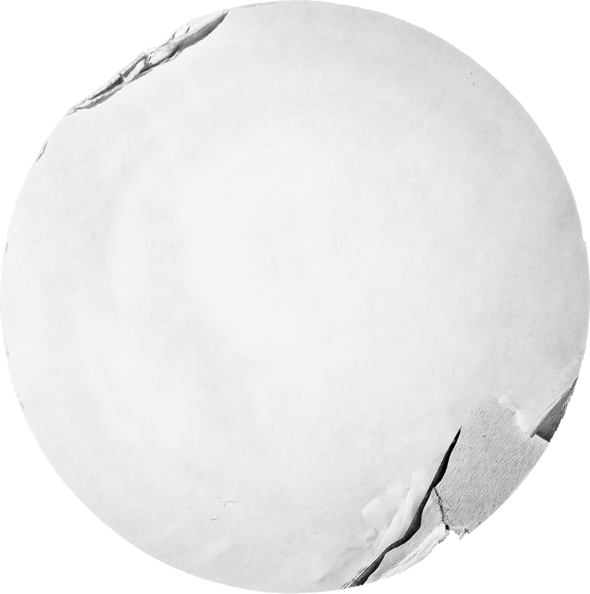 white-round-peeling