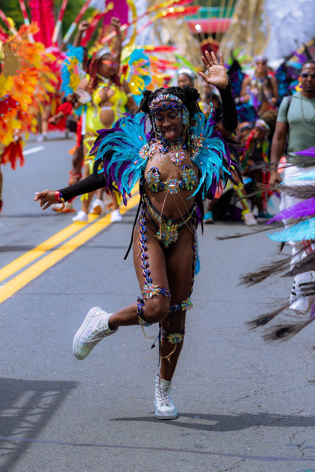 Photos of Masqueraders from Toronto Carnival 2023 - Sunlime Mas Band - Medium Band of The Year 2023-174
