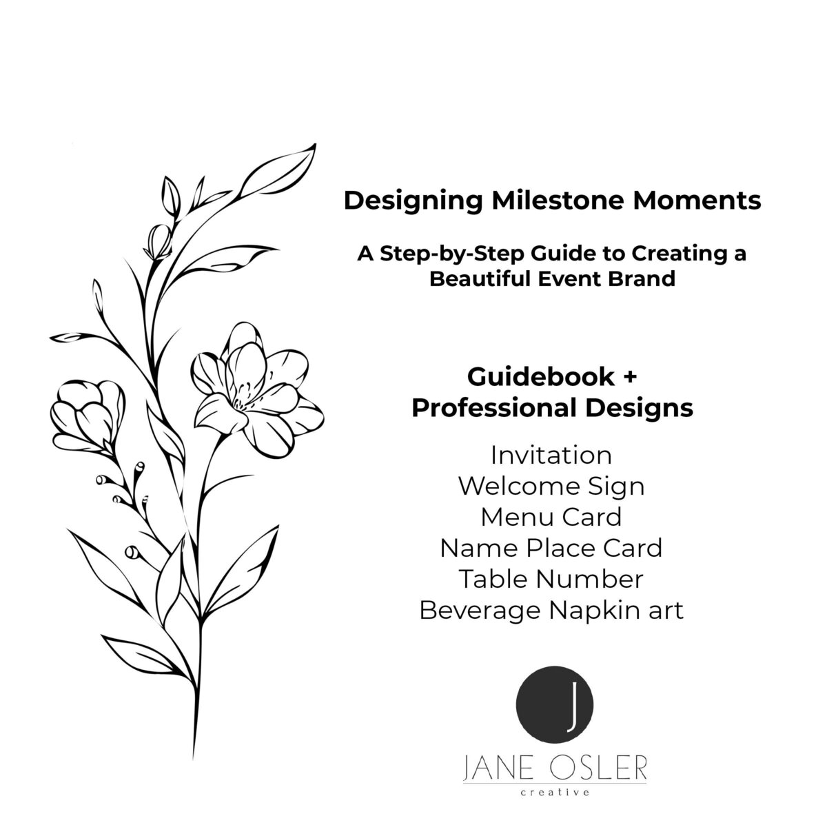 Inivation Layout Guide Invitation Templates & Design Guides | Jane Osler Creative