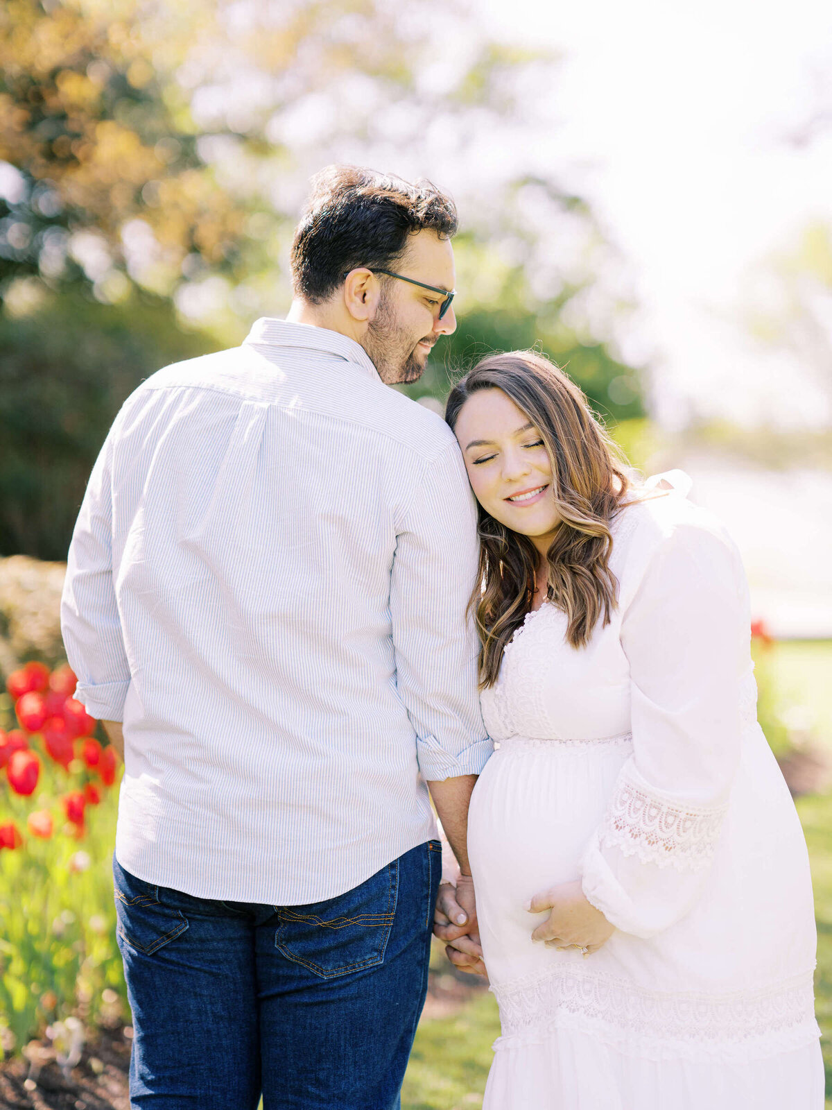 15 Dallas Arboretum Maternity Family Session Kate Panza Photography Kim and Nic