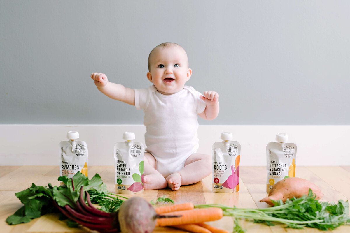 Healthy organic baby food by Serenity Kids