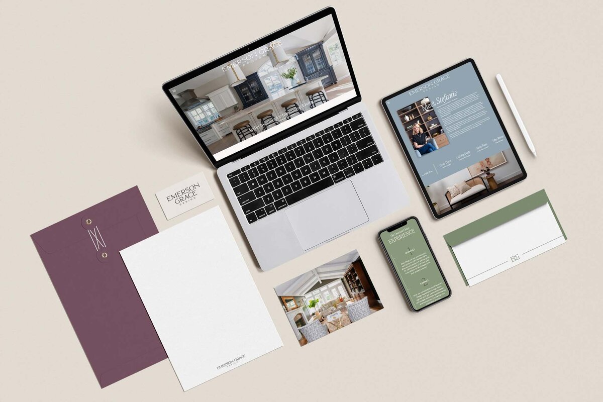 EGD_Brand & Web Mockup
