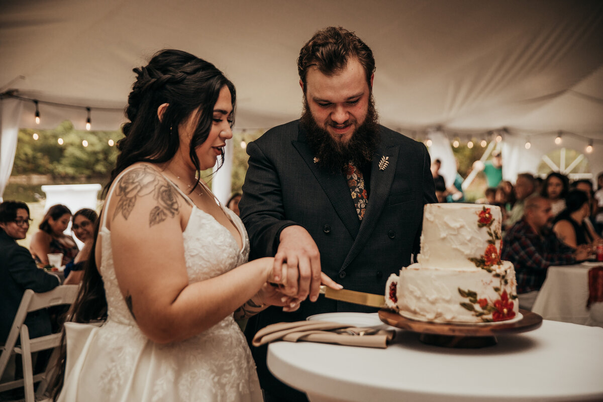 Toledo Area Tent Wedding Reception