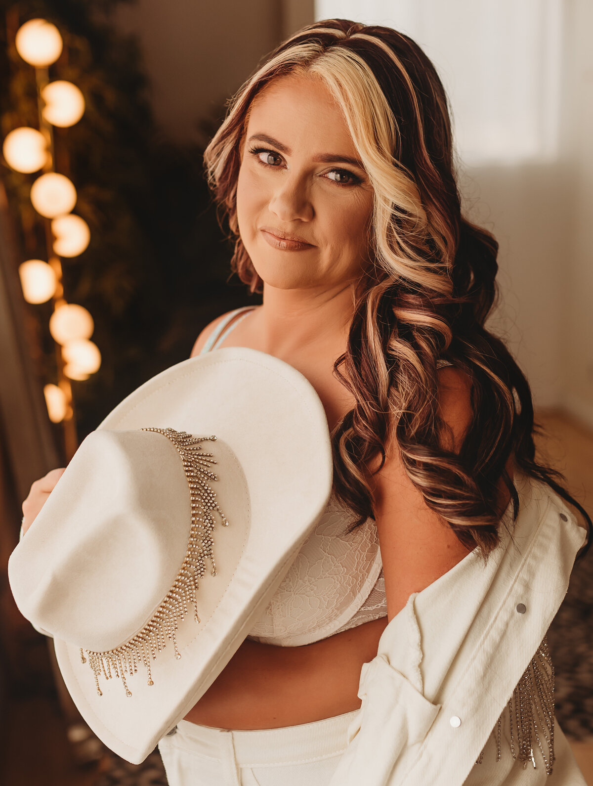 Cowgirl boudoir photos at Limitless Boudoir