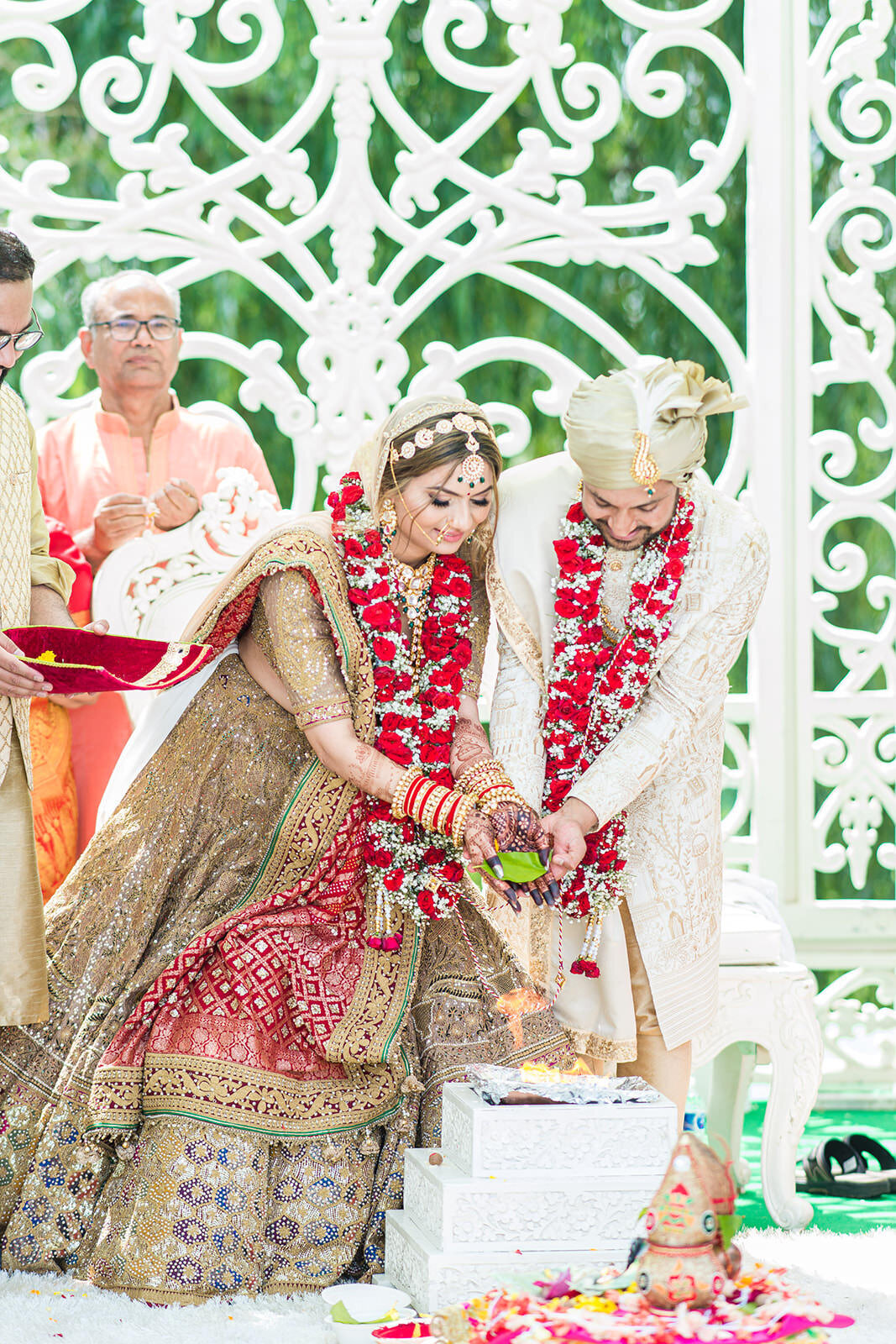 Indian wedding day photo - indian ceremony