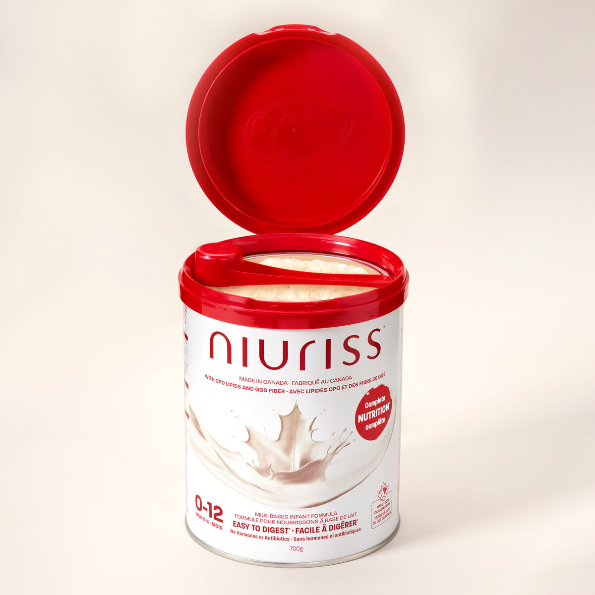 Niuriss Infant Formula Open