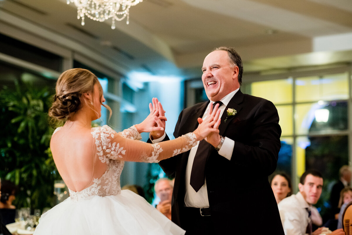 phipps conservatory bride and dad dancing