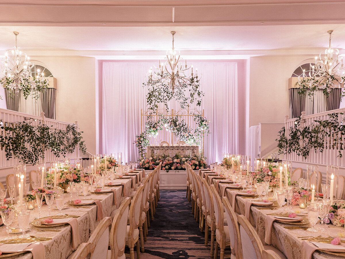 28 - Don Cesar Wedding Reception Guest Tables - Tampa Bay Wedding Planner