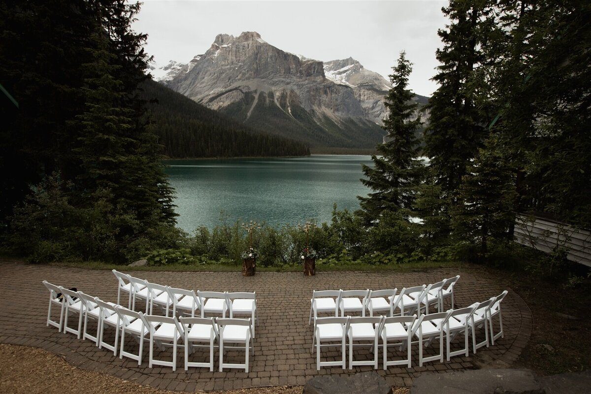 Emerald Lake Lodge Wedding Ceremony