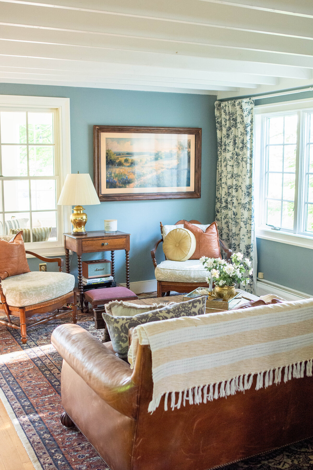 The Ferguson Cottage Living Room Sun Room-9