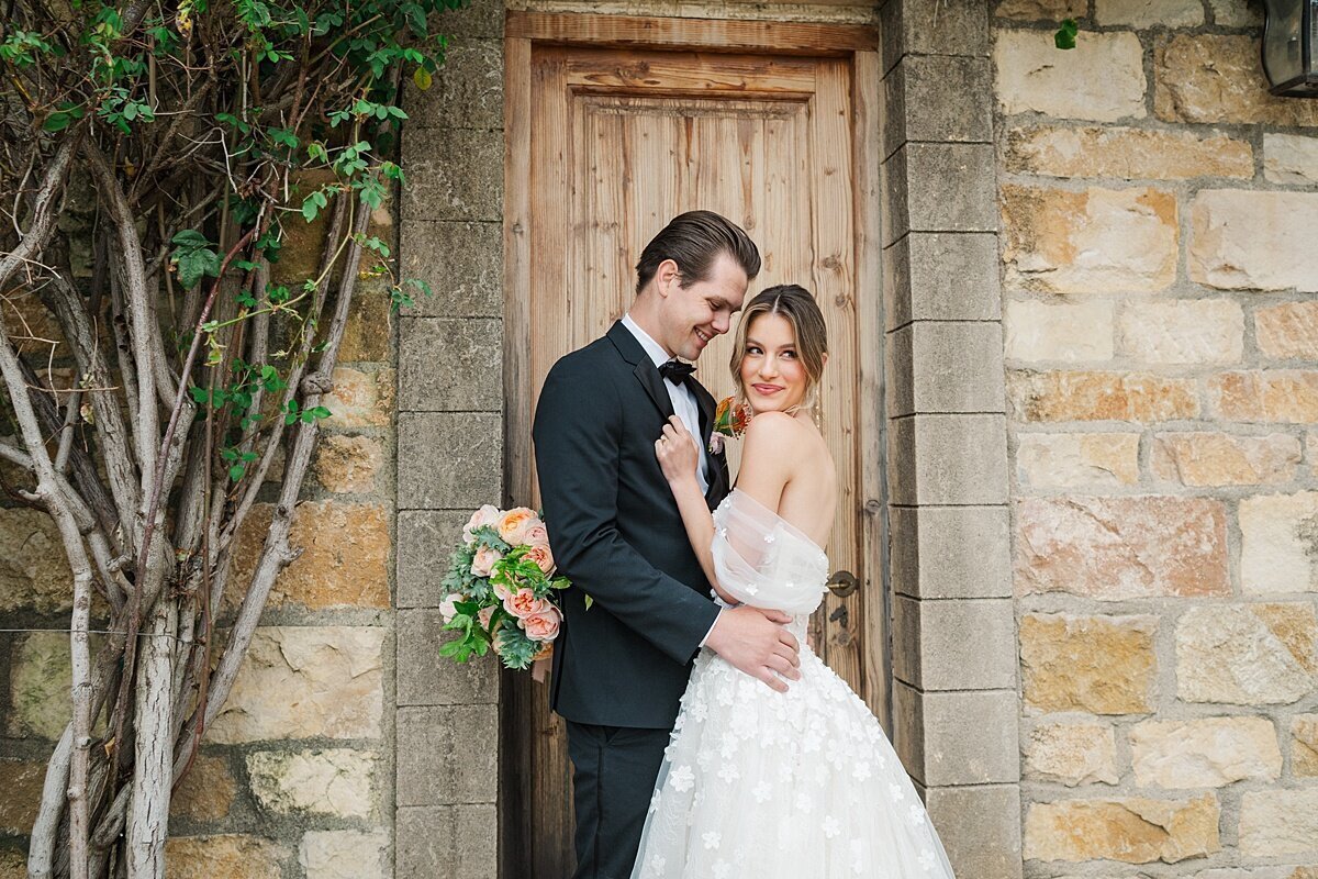 bride and groom captured by a Boise wedding photographer