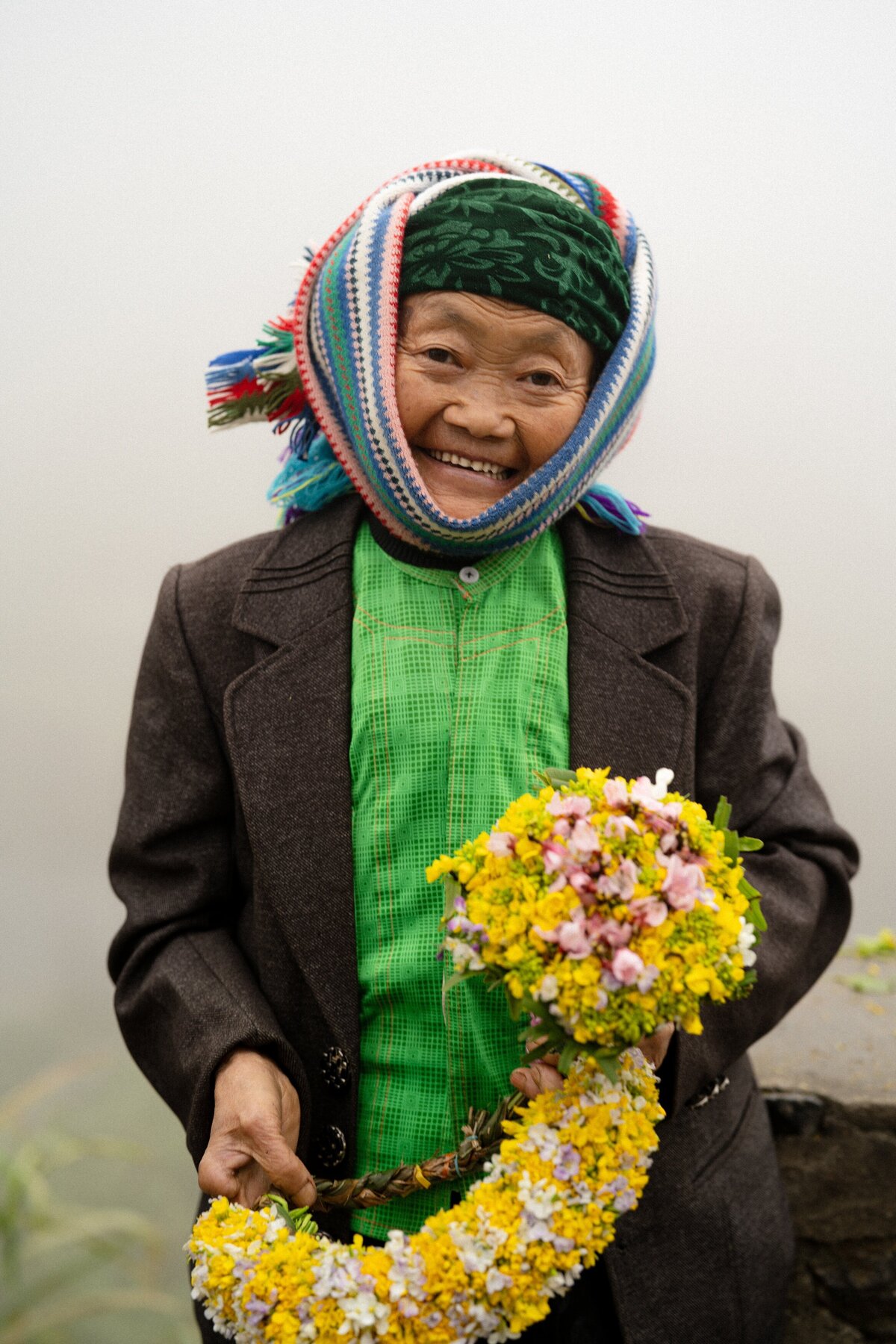 Portrait of a woman from Ha Giang, Northern Vietnam