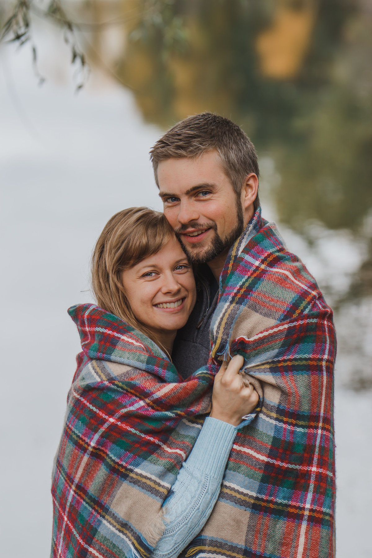 Fall Engagement Portrait