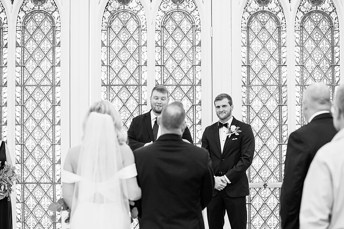 Ceremony in the Chapel at The Annex photographed by Alicia Yarrish Photography