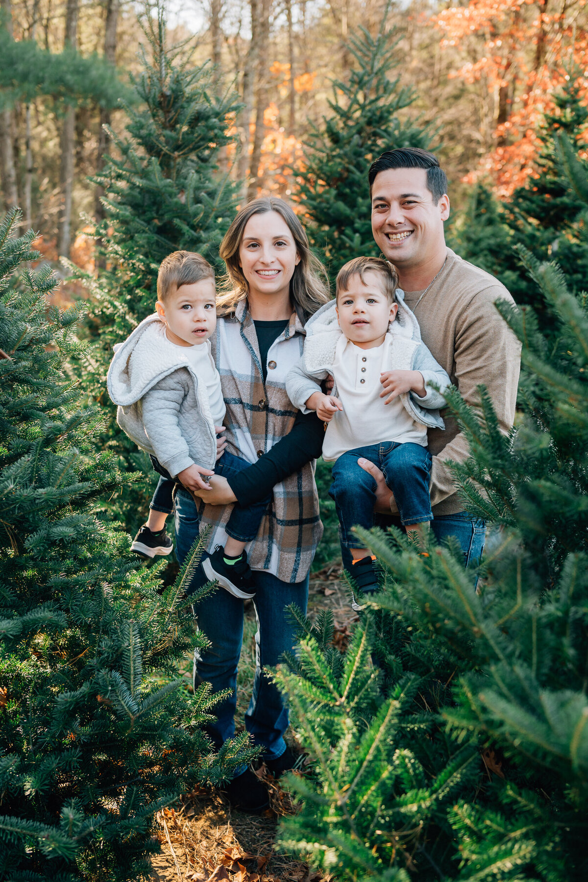 Christmas Tree Farm Mini Sessions | Connecticut Family Photographer-9