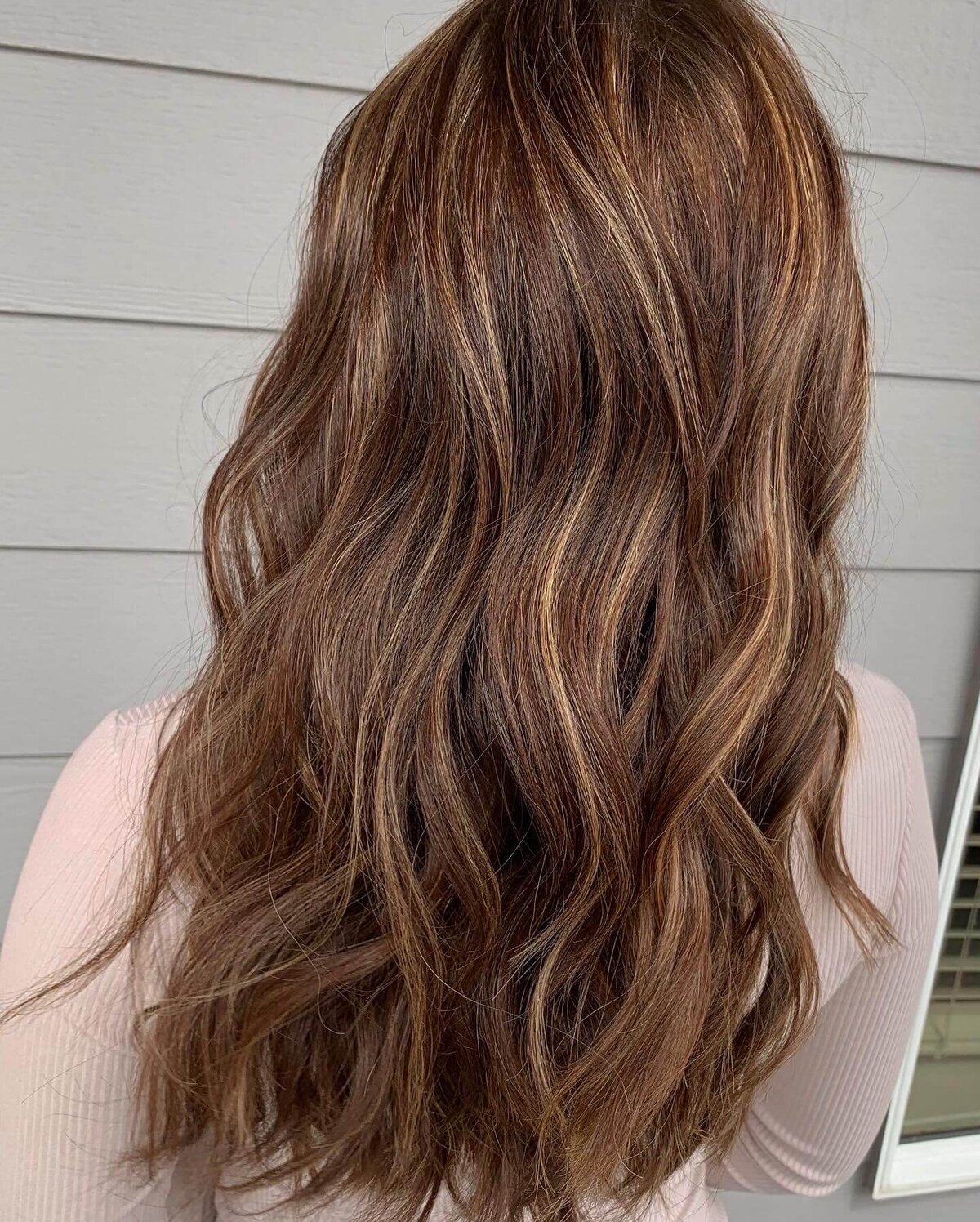 Hair transformations at Maven + Grace Salon in McMinnville, Oregon, featuring precision haircuts, lived-in color, balayage, blonding, and custom styling.