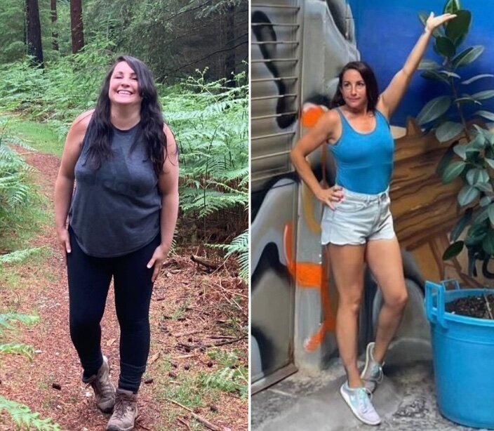 Alison before and after