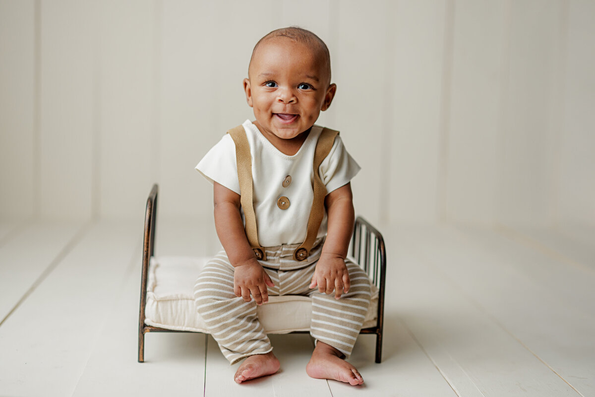 Huntsville Alabama Studio Baby Photographer 6 Month Milestone Session Client Closet13