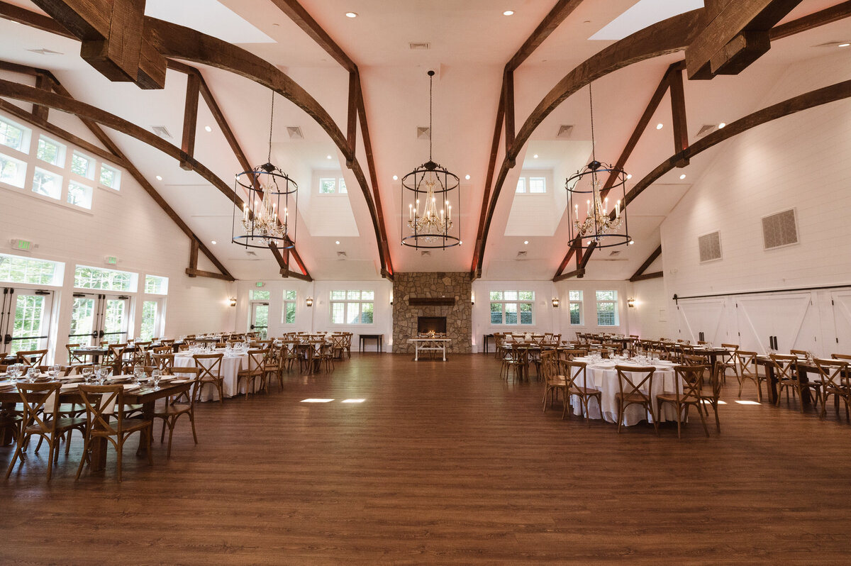 the inn at millrace pond is a charming wedding venue with a reception ballroom