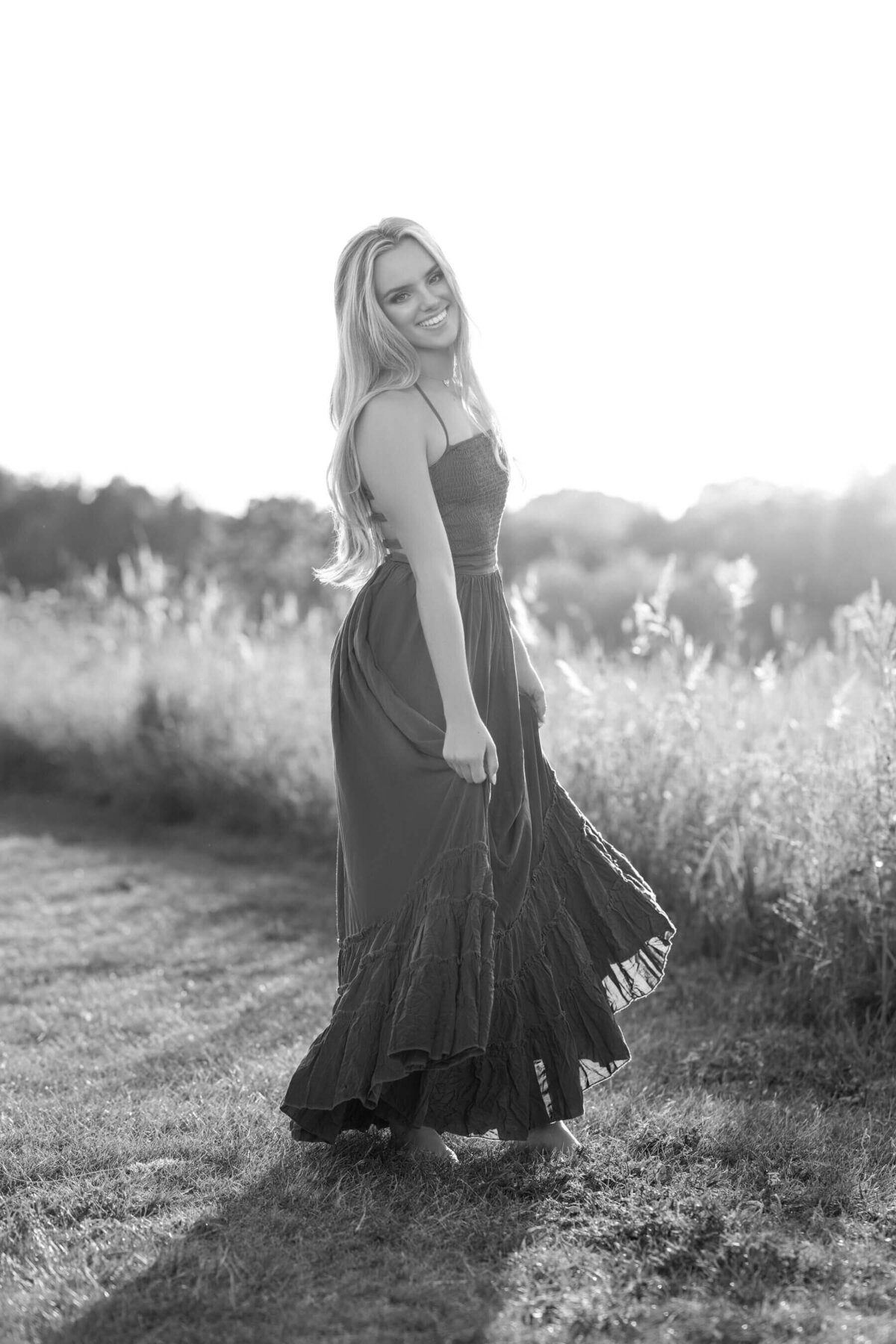 Senior photo in nature