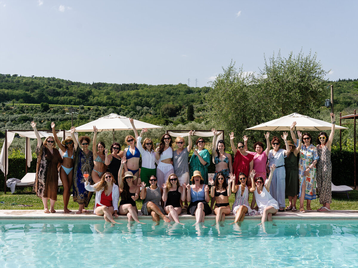 51-Guests-Enjoying-Tuscan-Sun-at-Pool