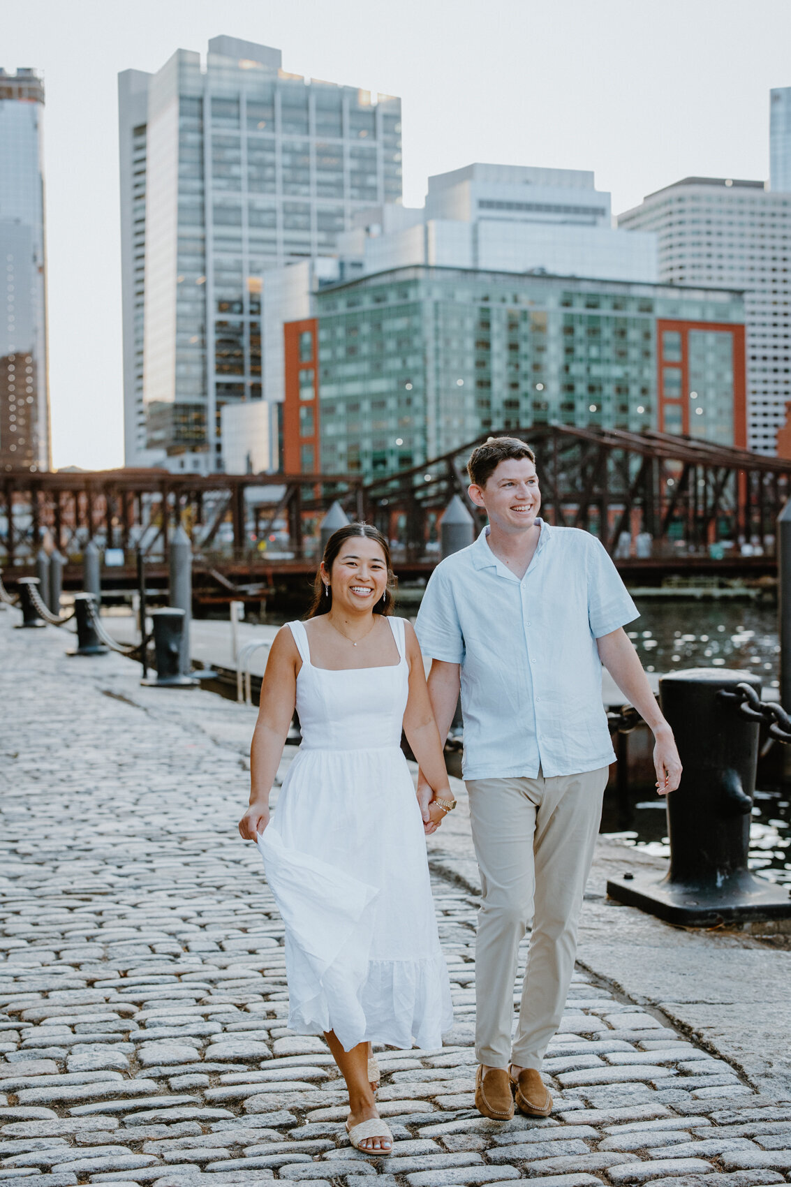 Boston Seaport Engagement Photos-New England Wedding Photographer-10047