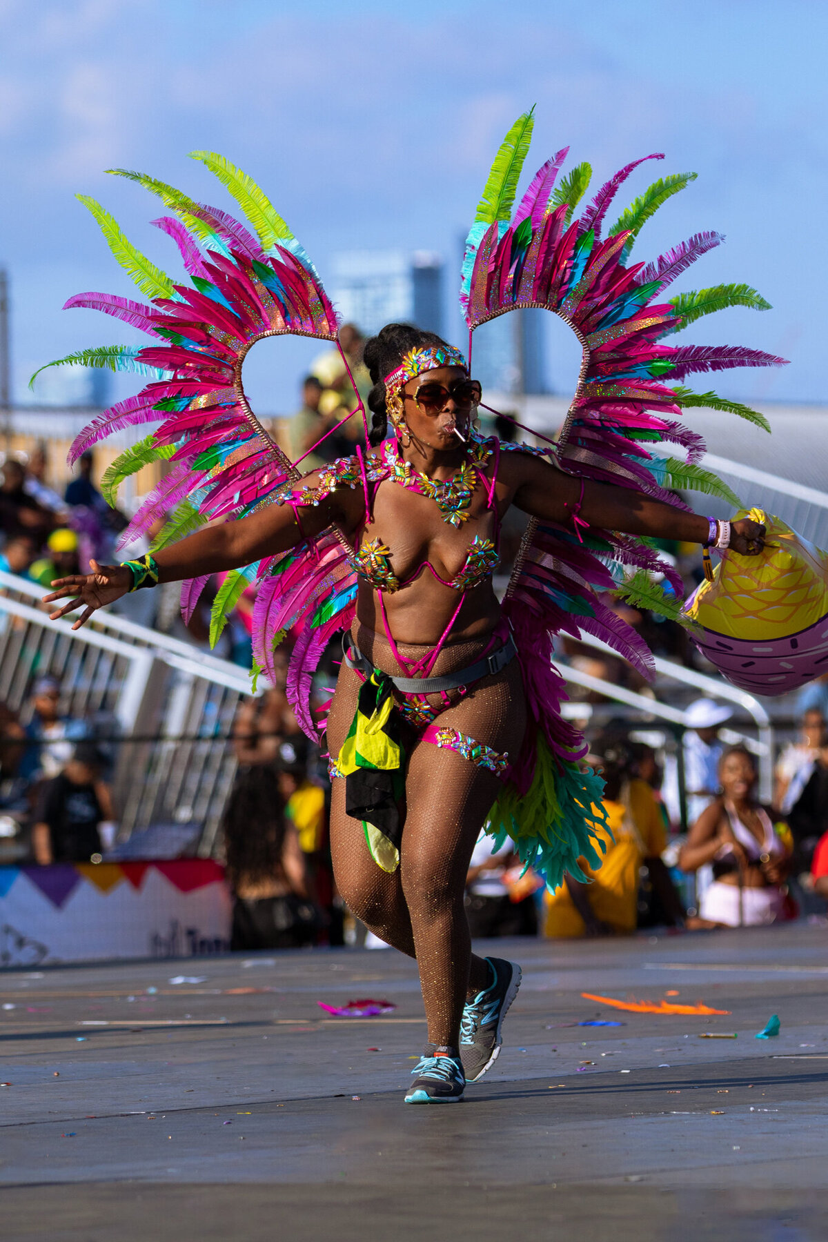 Photos of Masqueraders from Toronto Carnival 2023 - Sunlime Mas Band - Medium Band of The Year 2023-048
