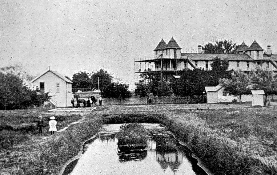 Fishing_1880-1890 Spirit Lake Fish Hatchery grounds