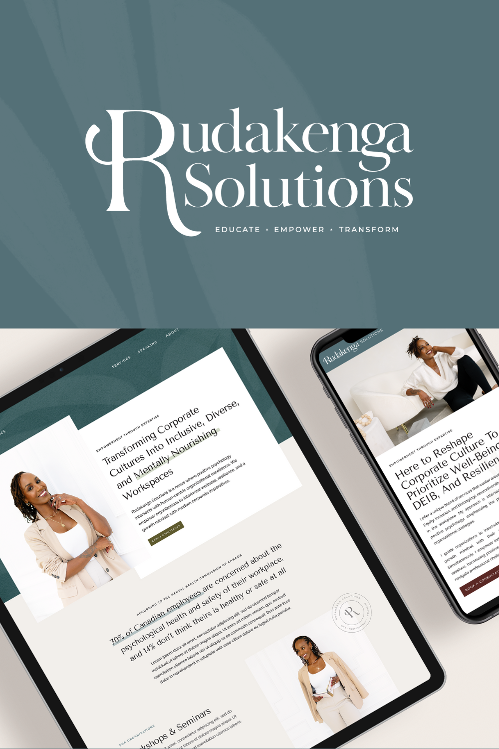 DEI Consultant Website and Branding