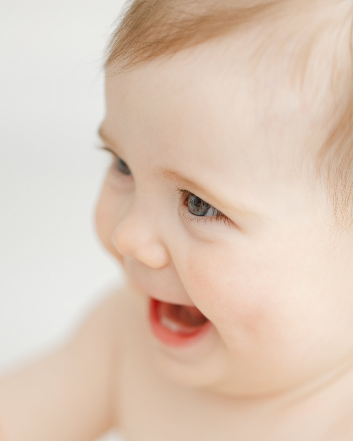 12 month baby milestone portrait session at Philadelphia photography studio - 5