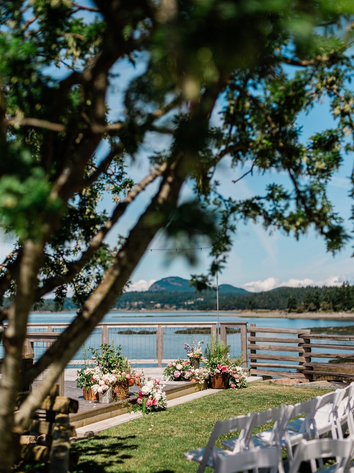 La conner washington waterfront wedding venue