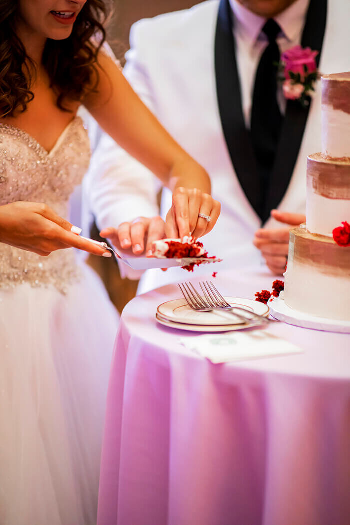 bride-cuts-cake