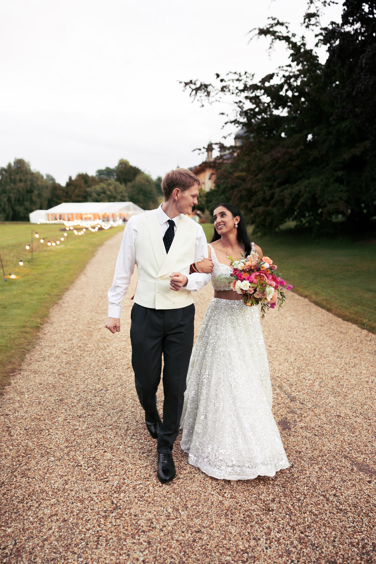 Couple portraits at Sezincote wedding